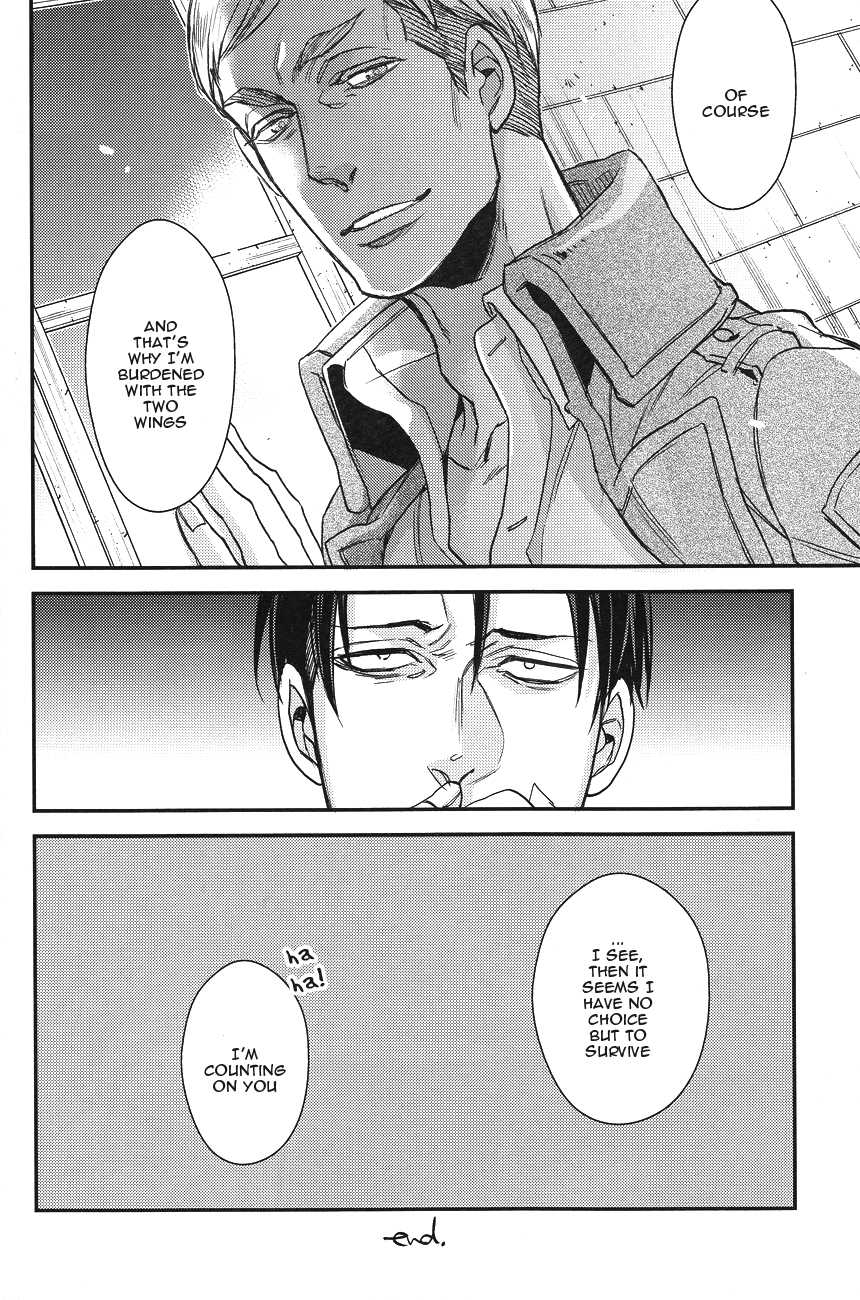 (C84) [MICROMACRO, gunblue (Yamada Sakurako, Kazu)] sit difficile; experiar tamen. (Shingeki no Kyojin) [English] - Page 19
