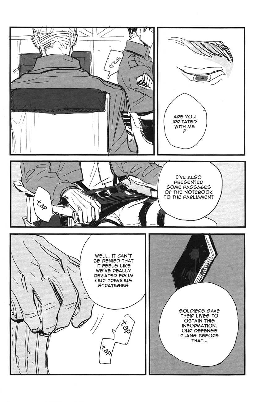 (C84) [MICROMACRO, gunblue (Yamada Sakurako, Kazu)] sit difficile; experiar tamen. (Shingeki no Kyojin) [English] - Page 28