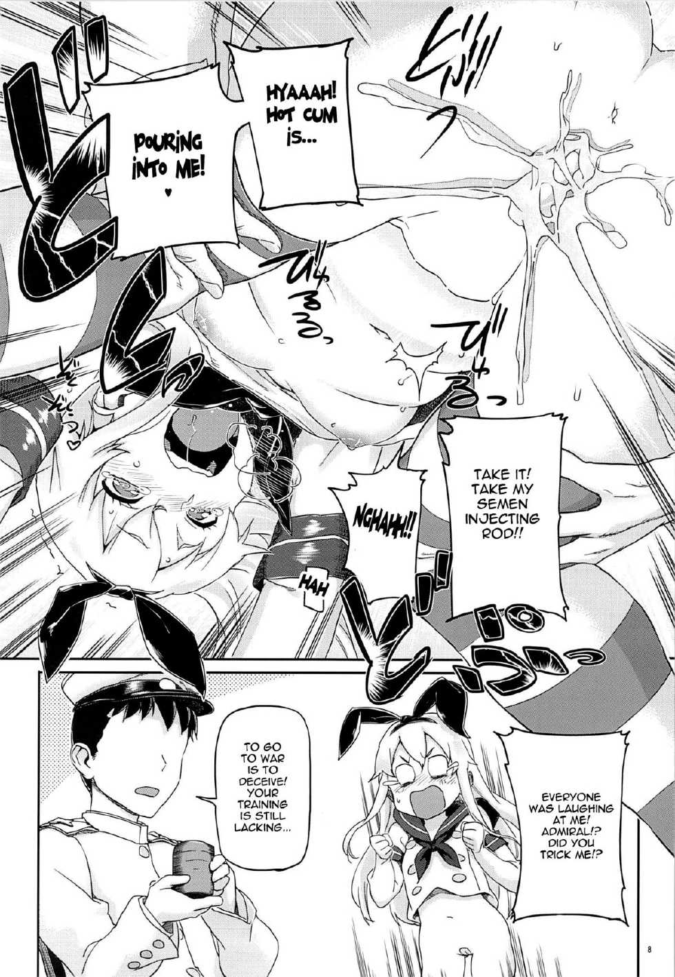 (C85) [SNOB NERD WORKS (Sameda Koban)] KanColle ~Teitoku ga KanMusu wo Seiteki na Me de Shika Mitekurenakute Tsurai~ | The Admiral Only Ever Looks at the Warship Girls with Lustful Eyes (Kantai Collection) [English] {doujin-moe.us} - Page 9