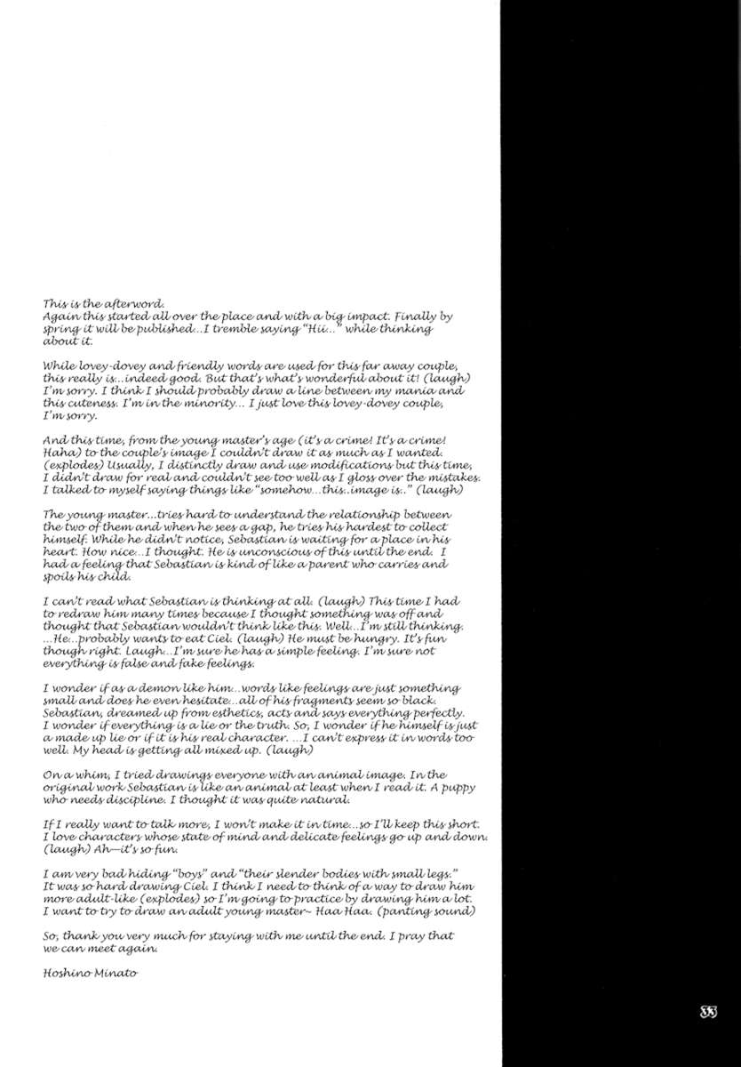 [Candy*pot (Hoshino Minato)] Sweet paiN (Kuroshitsuji) [English] - Page 32