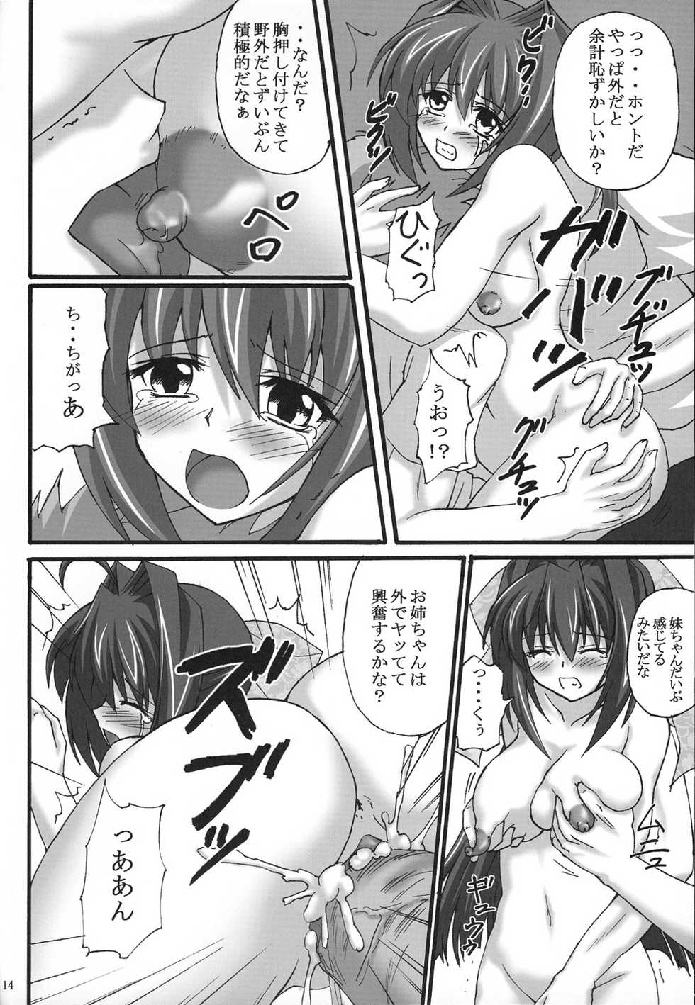 (COMIC1☆2) [Nejimaki Kougen (Kirisawa Tokito)] Reijoku Shimai - Shita (D.C.II ~Da Capo II~) - Page 13