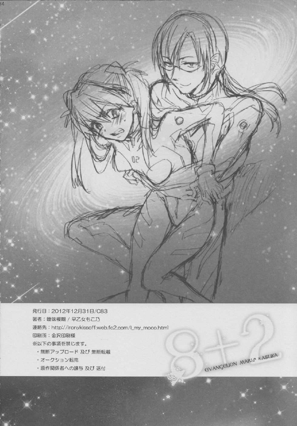(C83) [Aimaimoko (Saotome Mokono)] 8+2 (Neon Genesis Evangelion) - Page 33