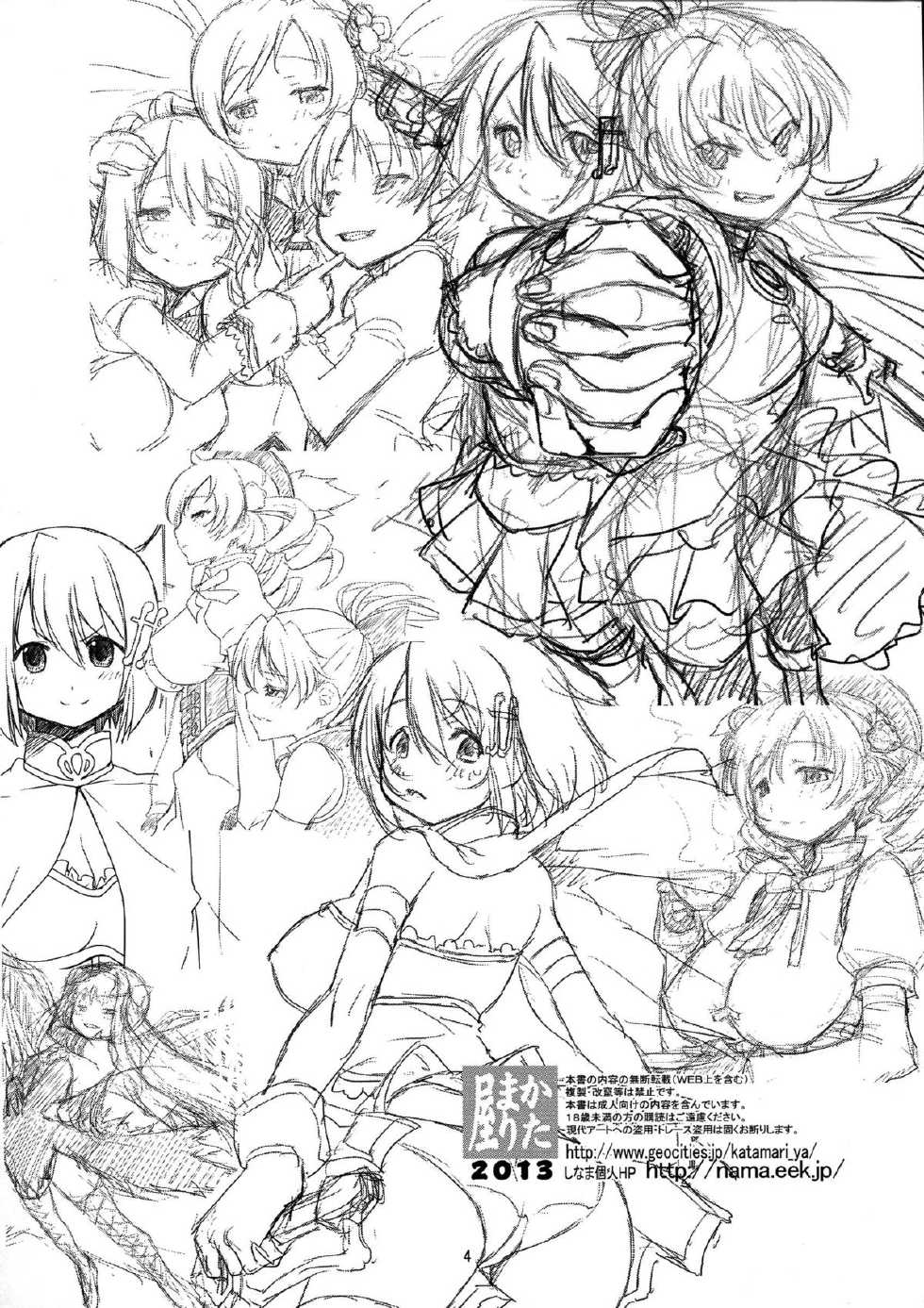 (Mou Nani mo Kowaku Nai 12) [KATAMARI-YA (Shinama)] DAI SAYA (Puella Magi Madoka Magica) [English] {Sharpie Translations} - Page 4