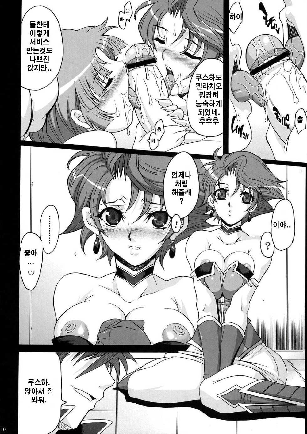 (C72) [Youkai Tamanokoshi (Chiro)] STEEL HEROINES vol.4 (Super Robot Wars) [Korean] {BIGBAE} - Page 9