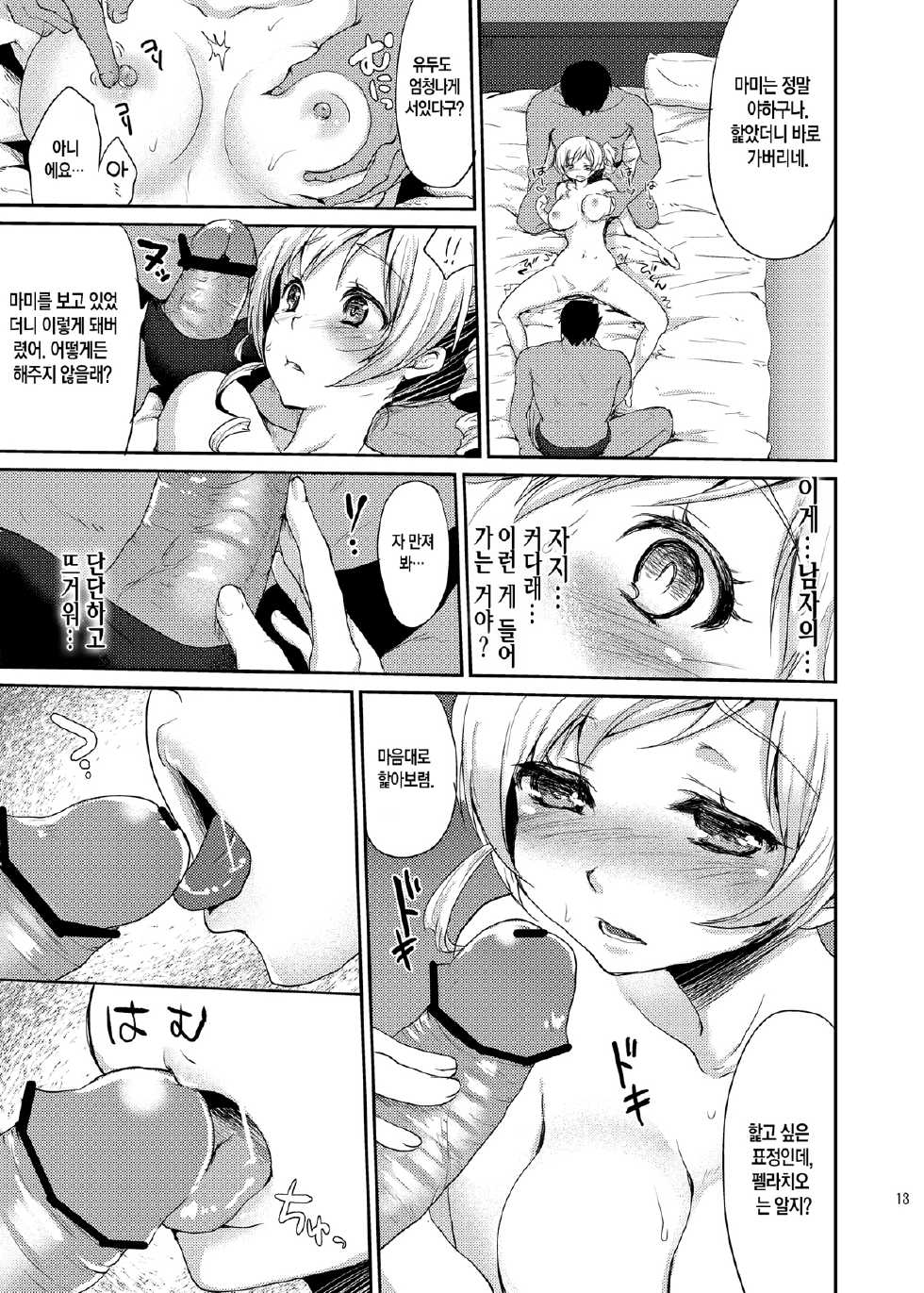 [Kaze no Gotoku! (Fubuki Poni, Fujutsushi)] Shojo Idol Kaikin!! Tomoe Mami (Puella Magi Madoka Magica) [Korean] [Team Mystic] [Digital] - Page 13