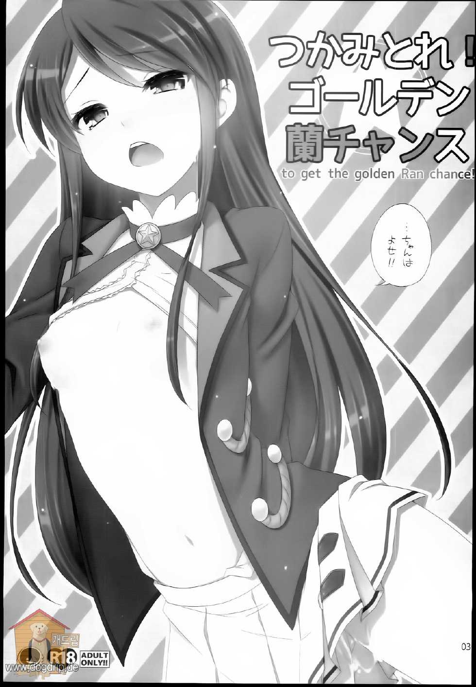 (SC60) [ETC x ETC (Hazuki)] Tsukamitore! Golden Ran-Chance - to get the golden Ran chance! | 붙잡아라! 골든 란 챤스 (Aikatsu!) [Korean] [Team Dog Drip] - Page 3