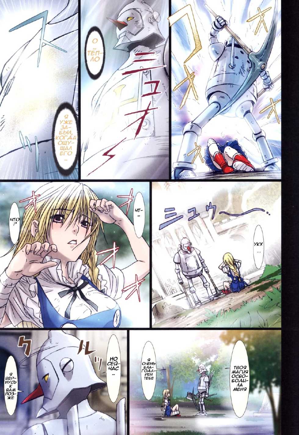 (C84) [STUDIO PAL (Nanno Koto)] Other Zone 2 ~Kuroi Seijo~ (Wizard of Oz) [Russian] [Илион] - Page 18