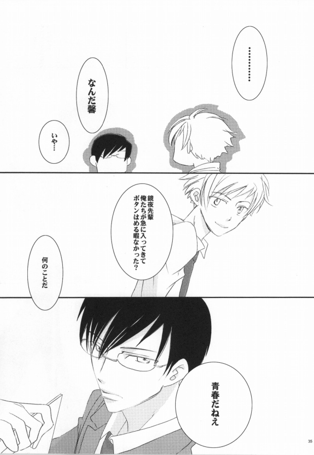 (C70) [Ainu Saran (Kayuma Mimu)] Host-bu no Host-bu ni Yoru Host no Aishikata (Ouran High School Host Club) - Page 32