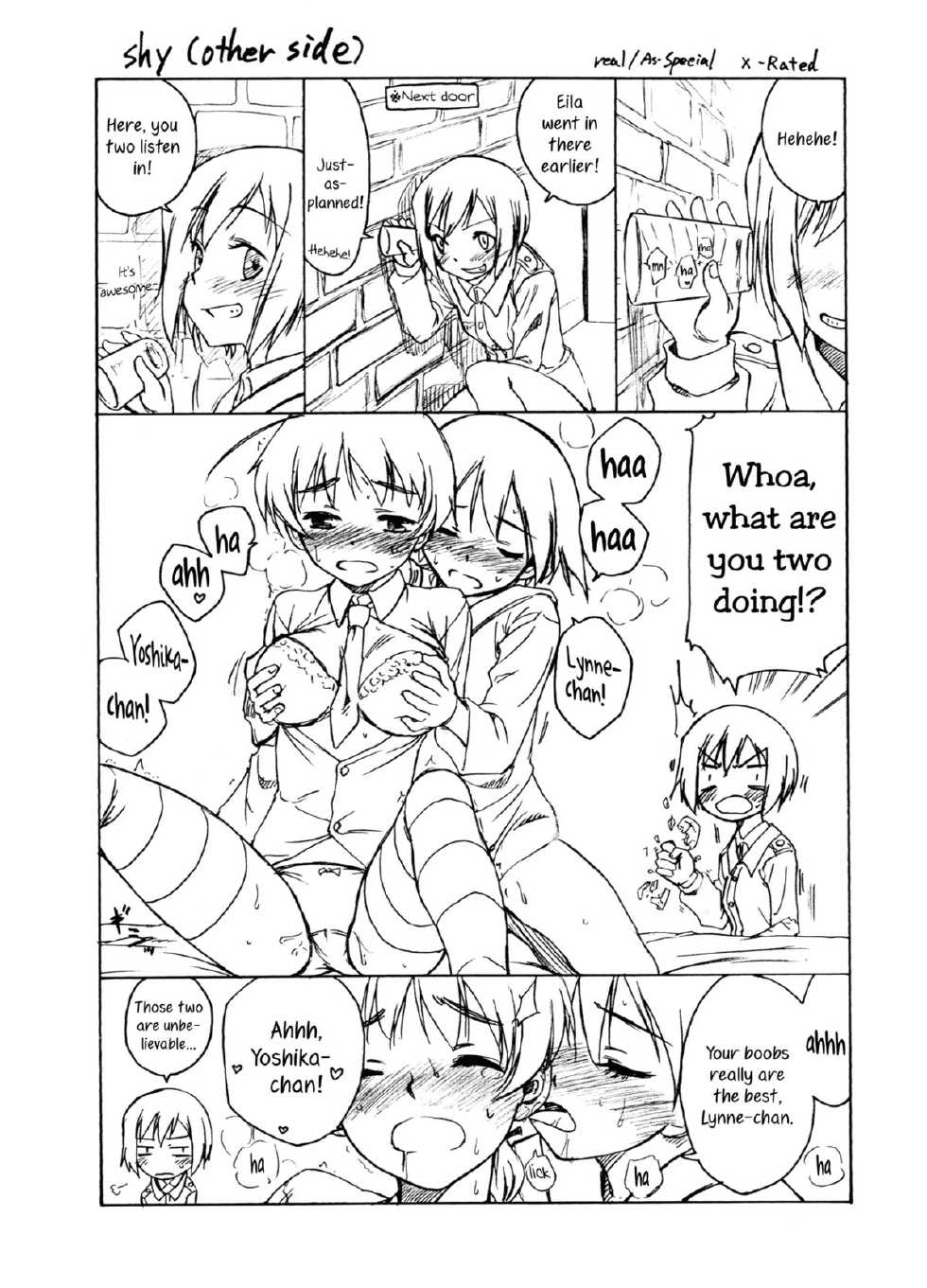 (C75) [Hetalearts (BLACKHEART)] SCHWESTER (Strike Witches) [English] [Yuri-ism] - Page 22