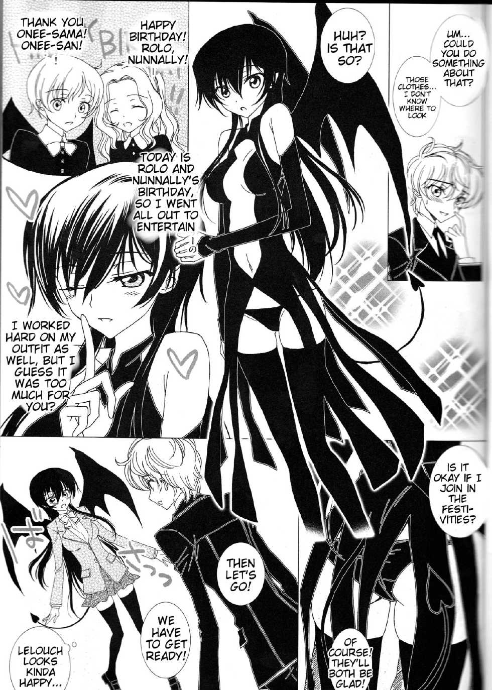 (C82) [MAX&COOL. (Sawamura Kina)] Koakuma Panty ~Sweet Devil's Panty!~ (CODE GEASS: Lelouch of the Rebellion)[English] [Tigoris Translates] - Page 2