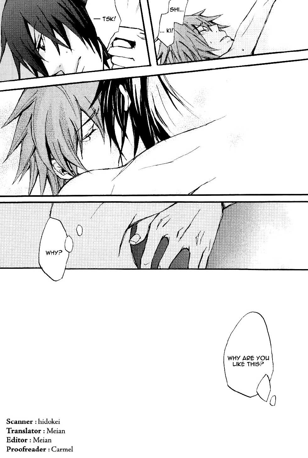 (C72) [DOG VILLE (Mitsumura)] Falling Down (Togainu no Chi) [English] [Meian] - Page 22