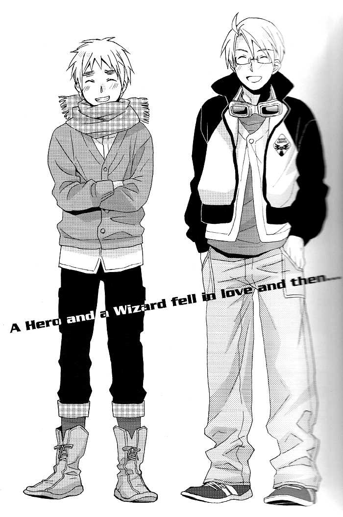 (C77) [Hobby Hobby (Iwaki Soyogo)] Hero to Mahoutsukai (Hetalia: Axis Powers	) [Spanish] - Page 2