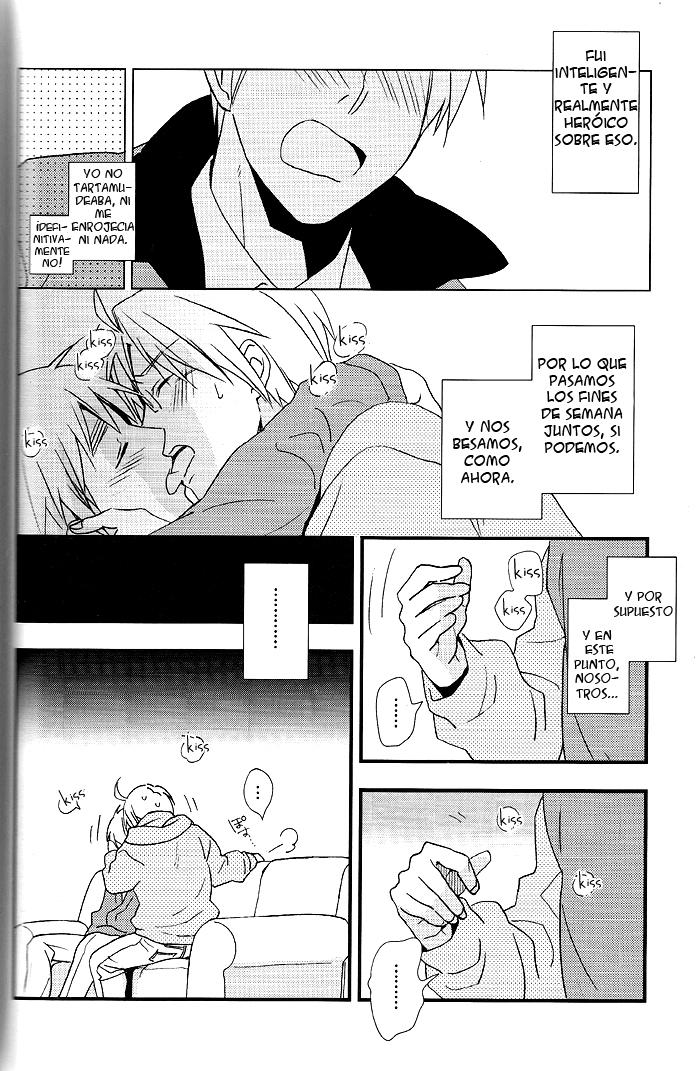 (C77) [Hobby Hobby (Iwaki Soyogo)] Hero to Mahoutsukai (Hetalia: Axis Powers	) [Spanish] - Page 9