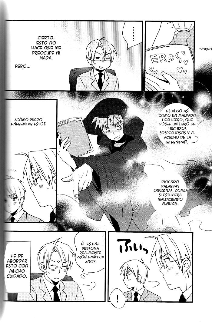 (C77) [Hobby Hobby (Iwaki Soyogo)] Hero to Mahoutsukai (Hetalia: Axis Powers	) [Spanish] - Page 15