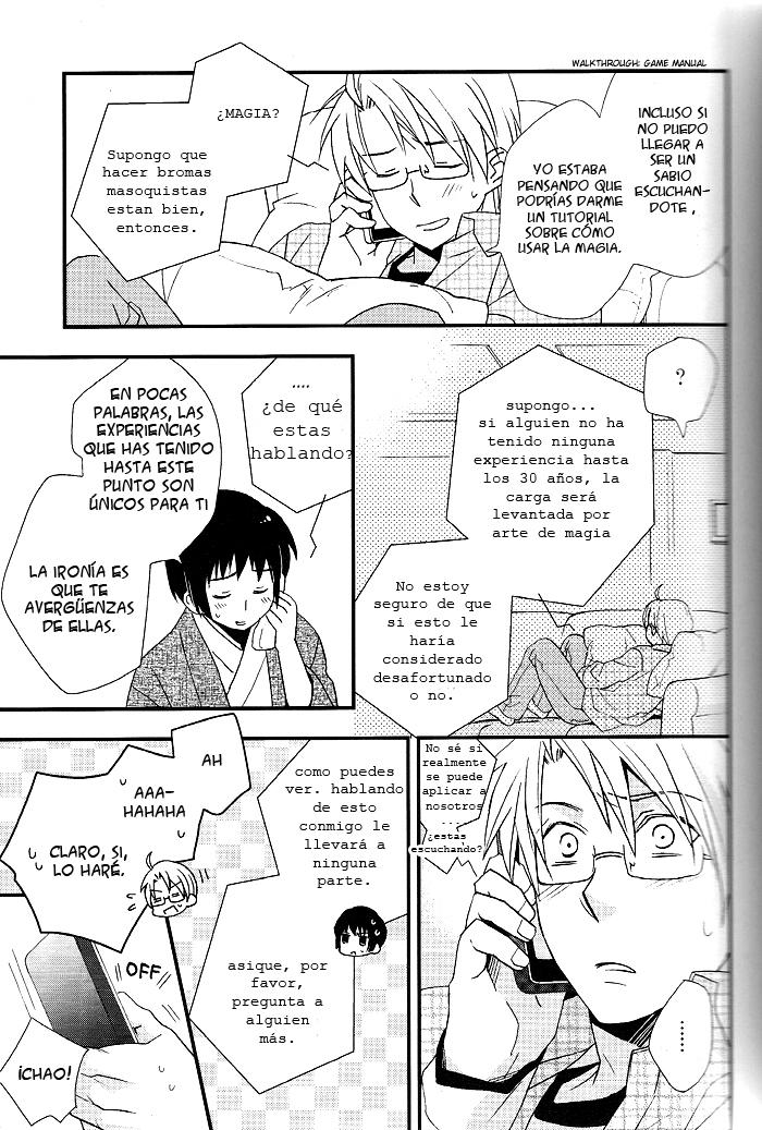 (C77) [Hobby Hobby (Iwaki Soyogo)] Hero to Mahoutsukai (Hetalia: Axis Powers	) [Spanish] - Page 22