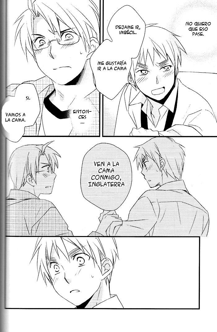 (C77) [Hobby Hobby (Iwaki Soyogo)] Hero to Mahoutsukai (Hetalia: Axis Powers	) [Spanish] - Page 35