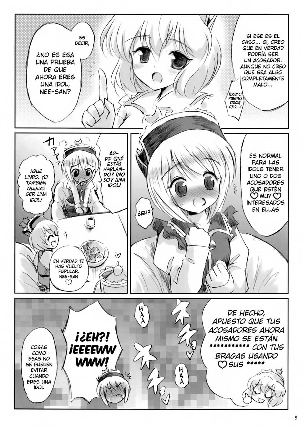 [54BURGER (Marugoshi)] IDOLMASTER (Touhou Project) [Spanish] [Ichi no Fansub] - Page 5