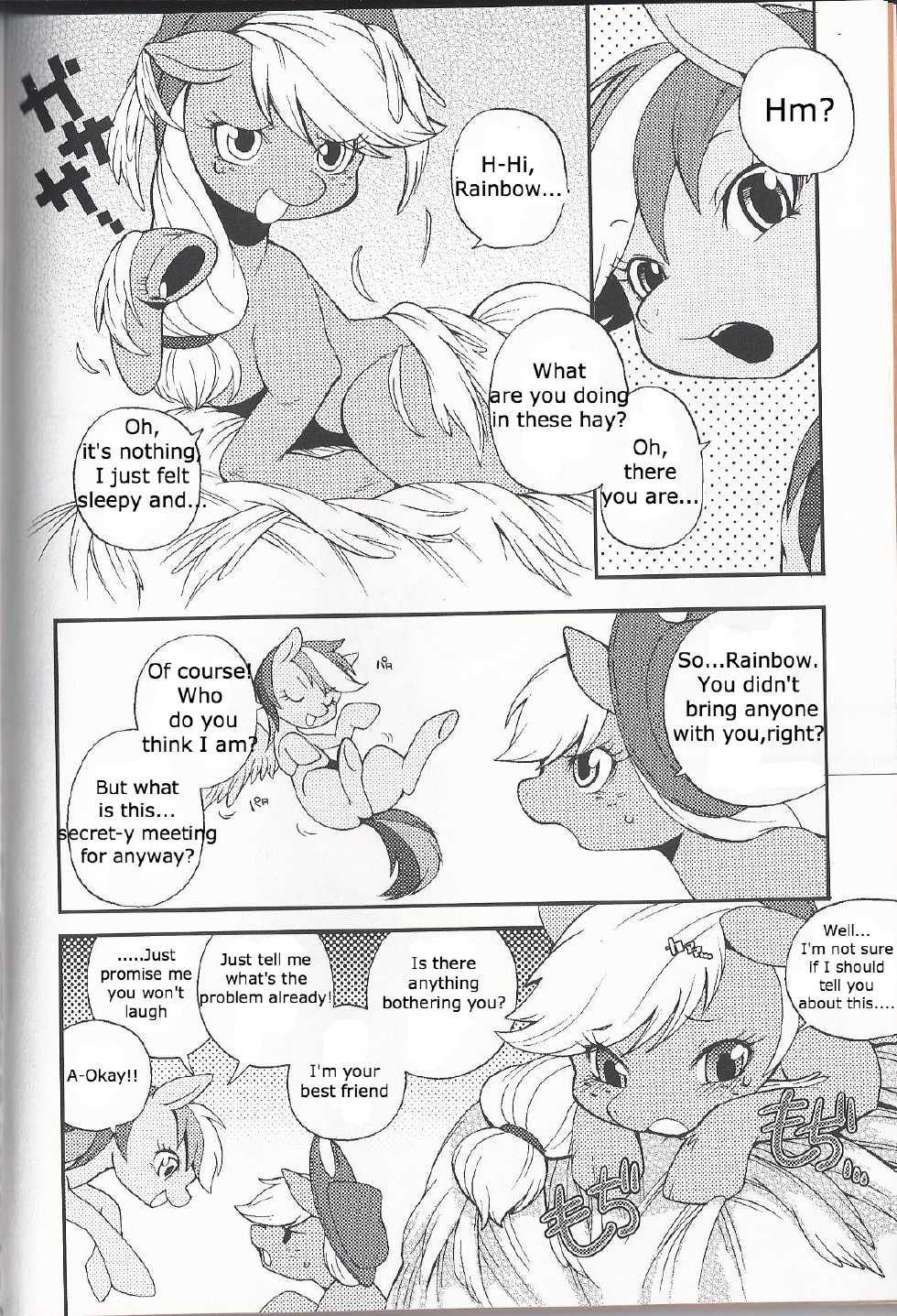 [Dogear(Inumimi Moeta)] Niji Iro Ao Ringo (My Little Pony: Friendship is Magic) [English] - Page 5