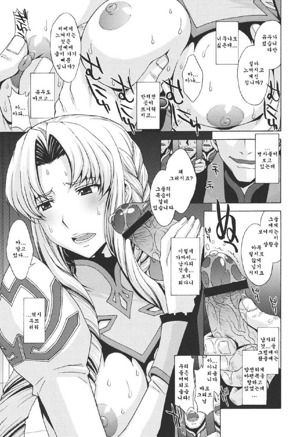 (C80) [Secret Society M (Kitahara Aki)] Anekishi no Shojo wa Hei-tachi no Mae de Chirasareta. (Super Robot Wars Z 2nd) [Korean] [Team Arcana] - Page 4