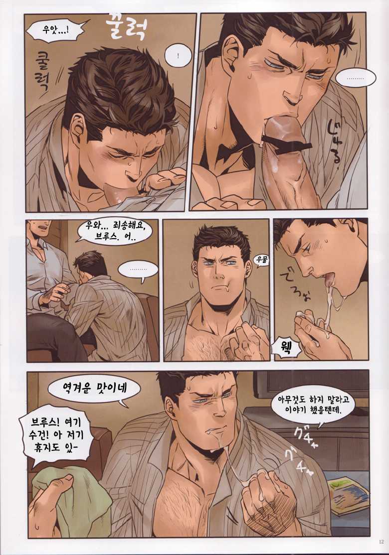 (HaruCC17) [Gesuidou Megane (Jiro)] Sit! (Batman, Superman) [Korean] [TeamHumanTrash] - Page 12