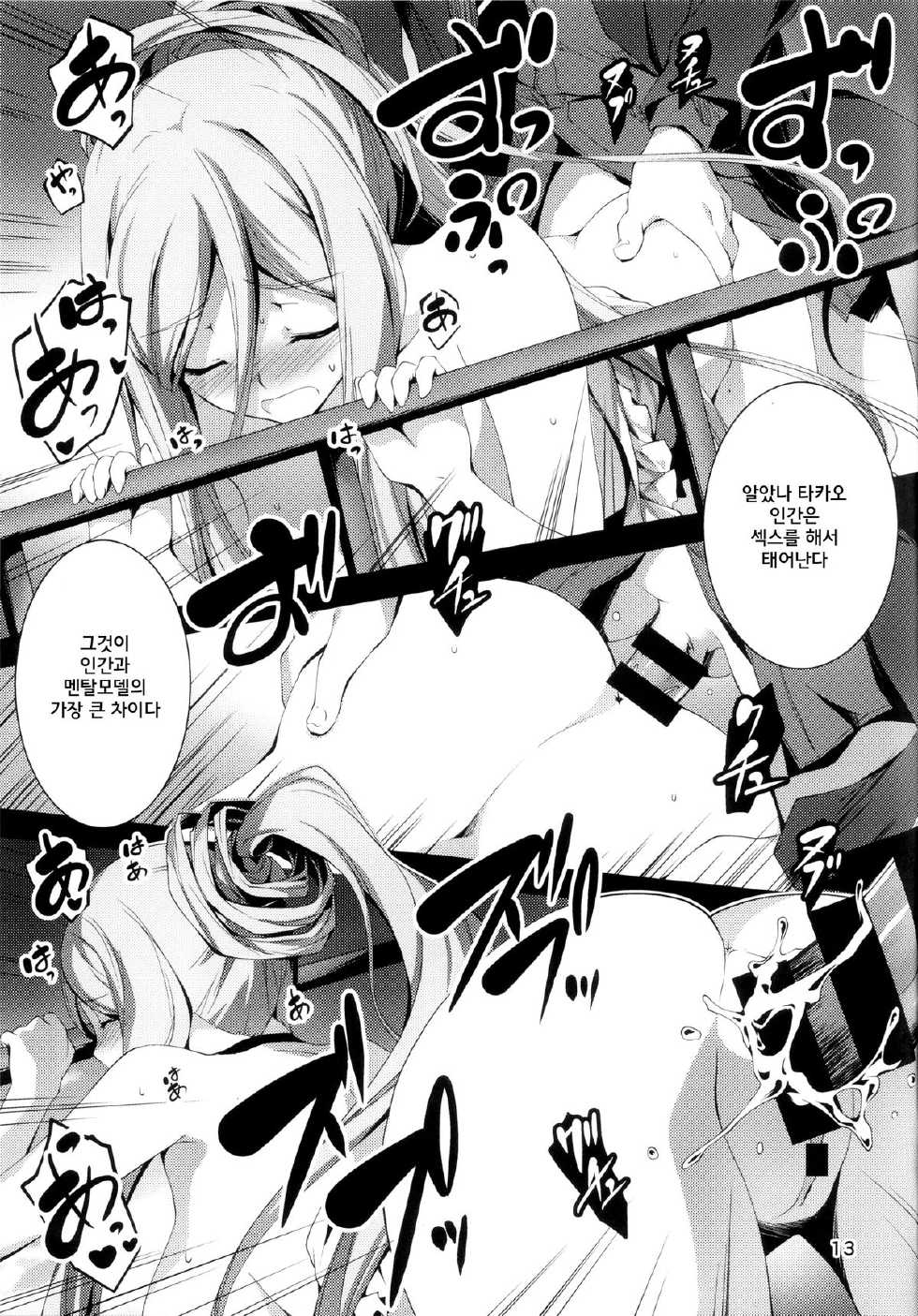 (C85) [Kikurage-ya (Kikurage)] Takao Plug In! (Arpeggio of Blue Steel) [korean] - Page 14