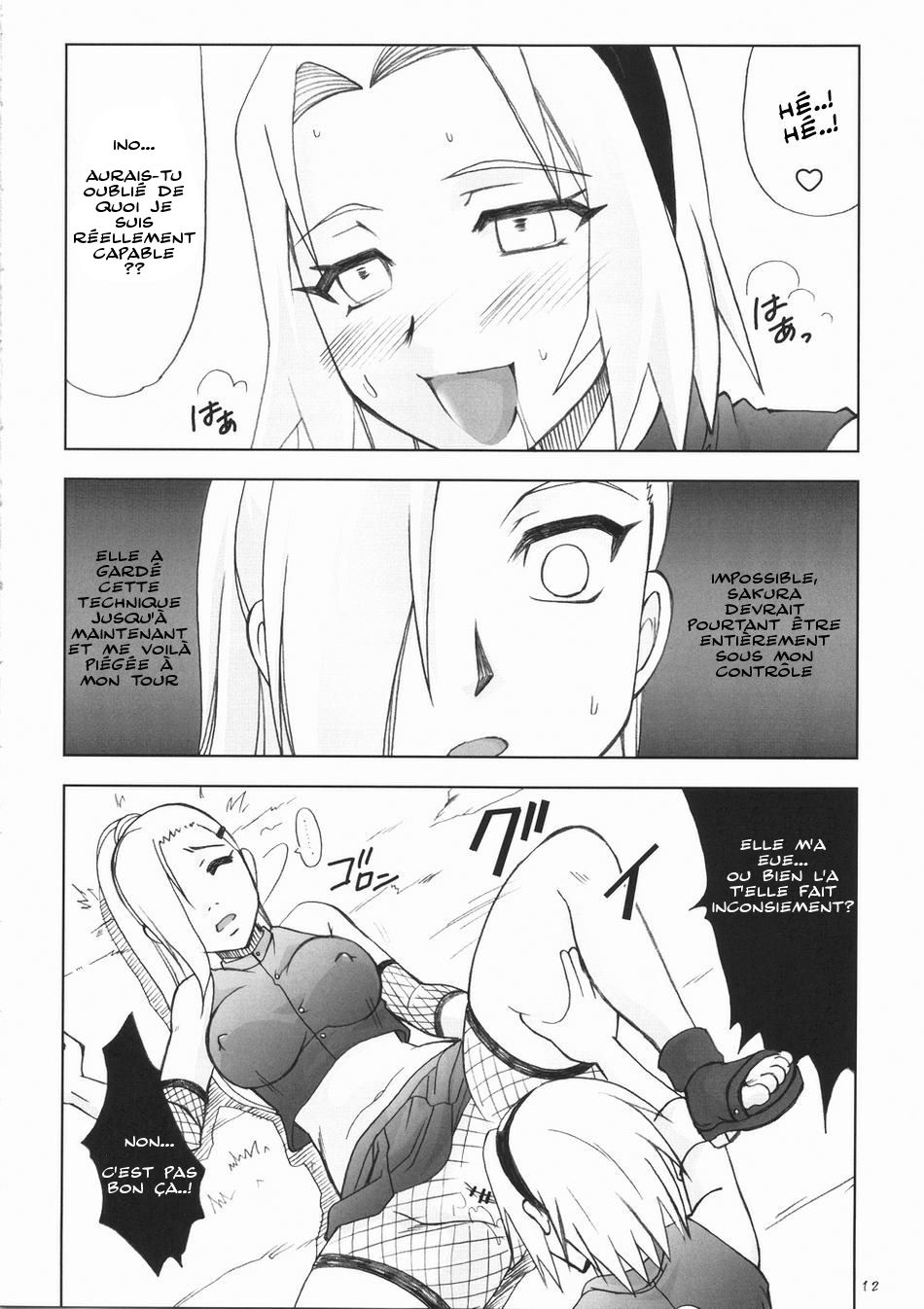 (Futaket 5) [Hijouguchi (TEI-OH-K-TAKAMURO)] Futanari Kokoro Tenshin (Naruto) [French] - Page 12