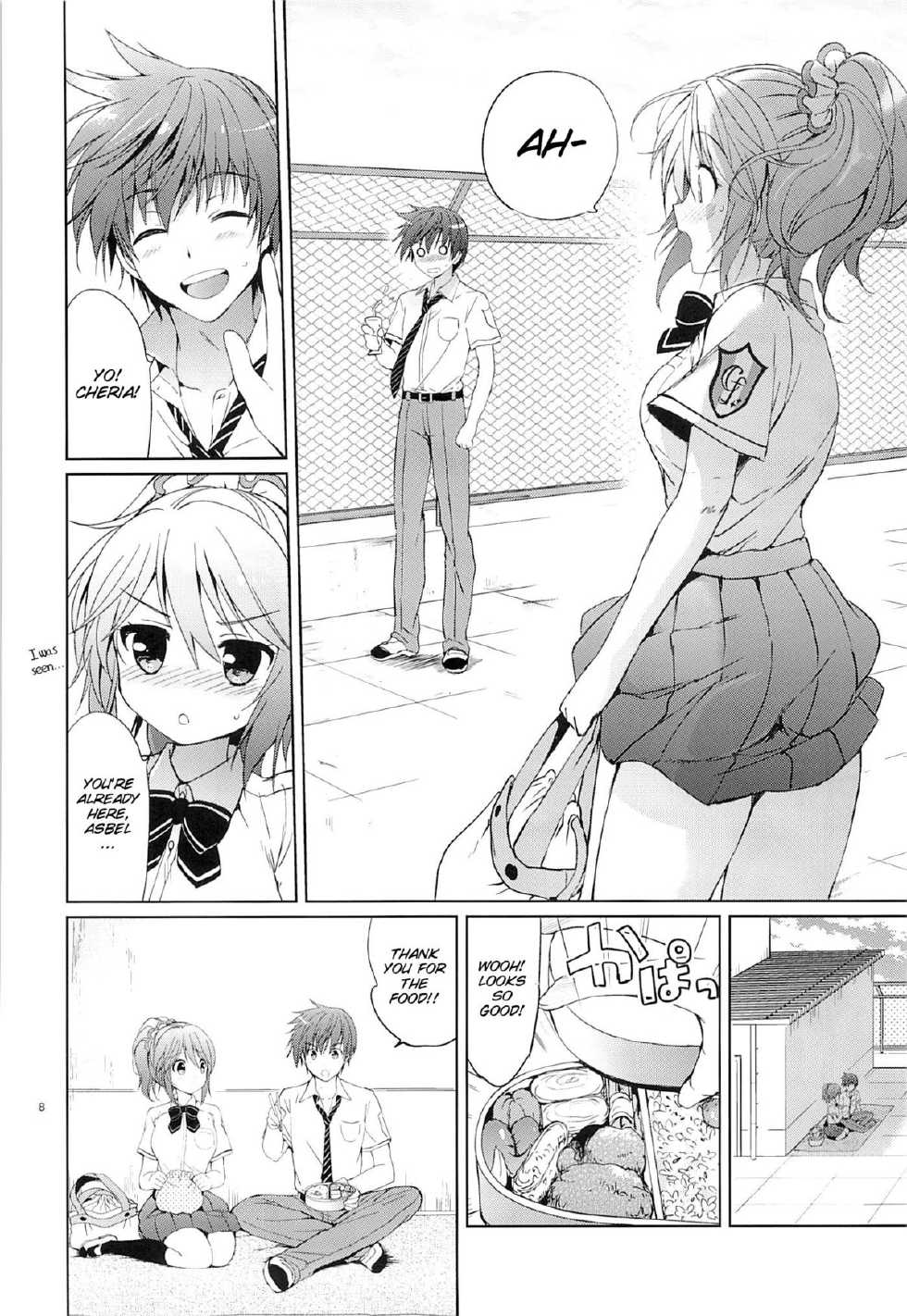 (C84) [Kurimomo (Tsukako)] Gakuen summer (Tales of Graces) [English] [SMDC] - Page 8