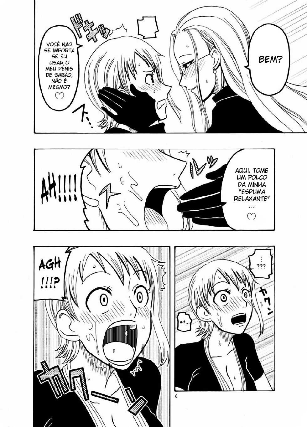 (C70) [ACID-HEAD (Murata.)] Nami no Ura Koukai Nisshi (One Piece) [Portuguese-BR] [Hunter Hentai] - Page 7