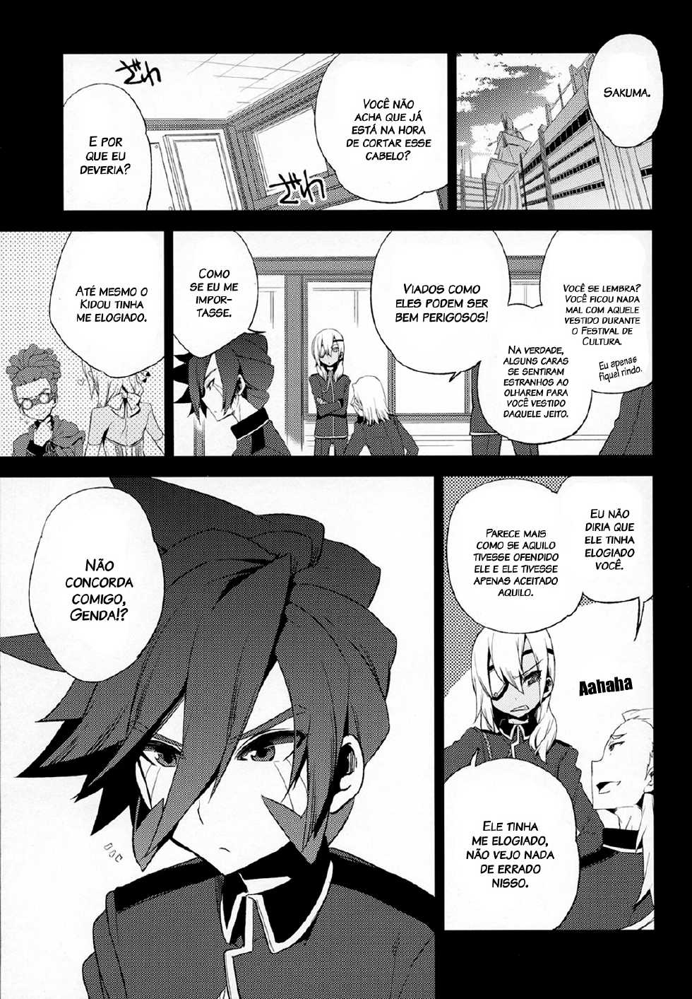 (C80) [dicca (Suemitsu Dicca)] Korizu ni Josou Shounen Hon 7 - Teikoku Gray Zone | That Damn Kid Won’t Stop Crossdressing 7: Imperial Grey Zone (Inazuma Eleven) [Portuguese-BR] [Wanderer Wolf Scanlations] [Decensored] - Page 4