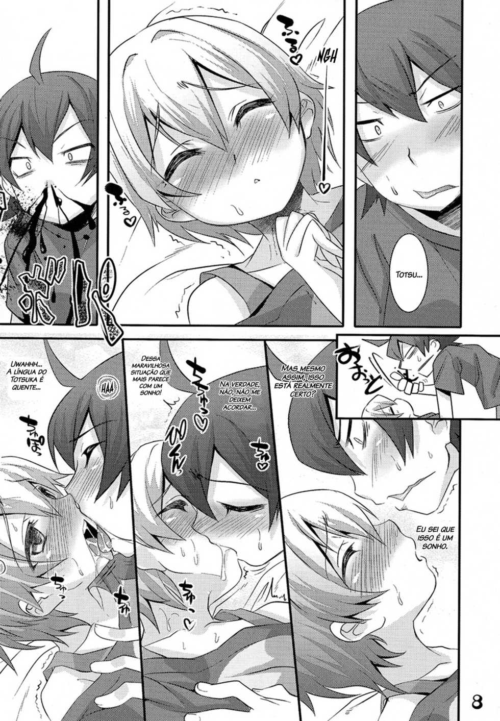 (C84) [EGO DANCE (Nanamatsu Kenji)] Hachiman Hachiman Hachiman! (Yahari Ore no Seishun Love Come wa Machigatteiru.) [Portuguese-BR] [Decensored] - Page 7
