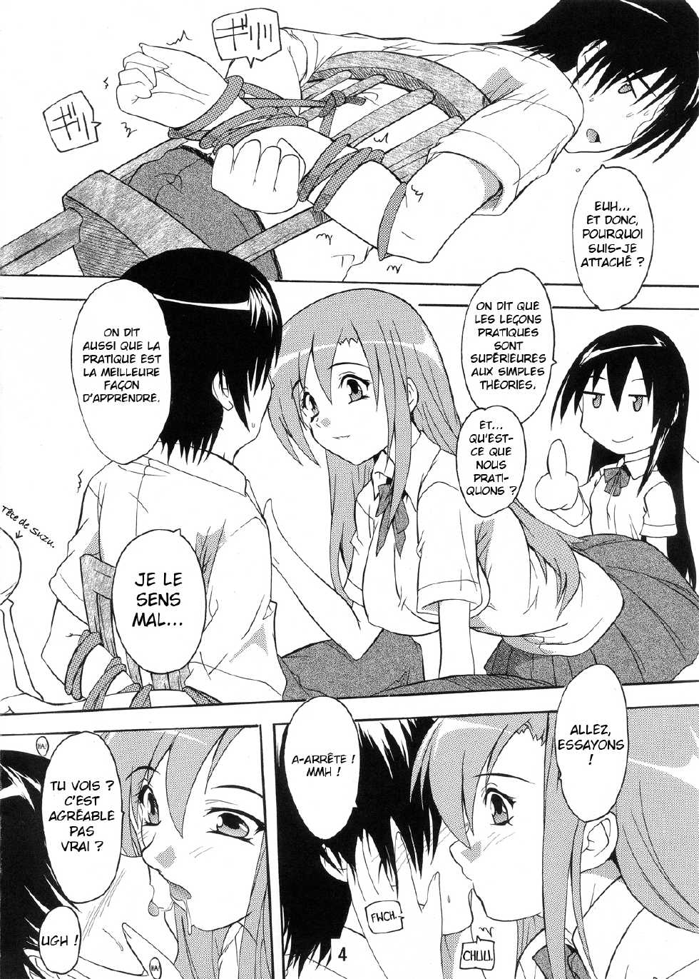 [Studio Q (Natsuka Q-Ya)] Seitokai Yakuin no Himitsu (Seitokai Yakuindomo) [French] [LeCenacle] [Digital] - Page 4
