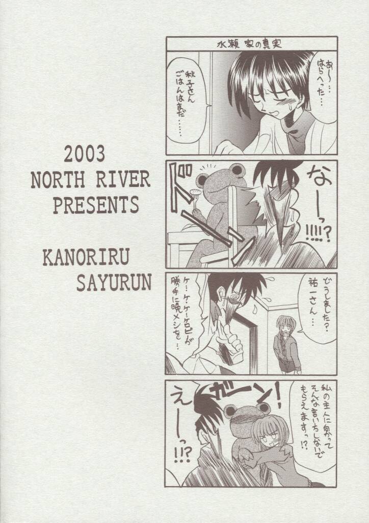 (CR33) [North River (Akizawa Kazuhito)] Kanoriru Sayurun (Kanon) - Page 30