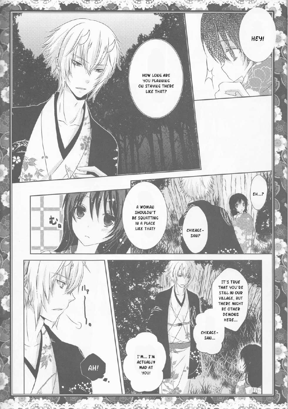 (ComiComi14) [Mitsu-iro Syrup (Kashou Uta)] Sakura Oni (Hakuouki) [English] [kusanyagi] - Page 10