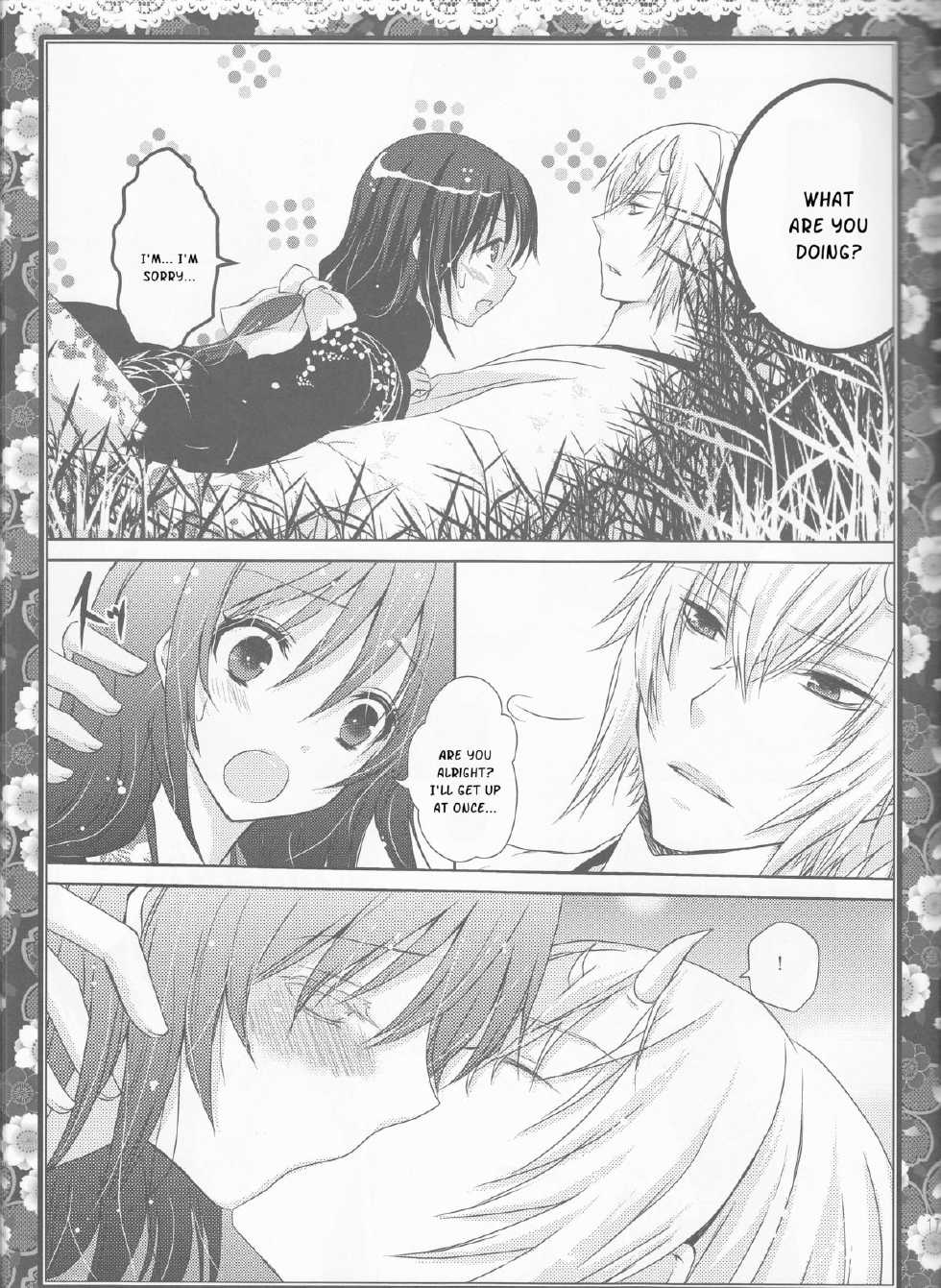 (ComiComi14) [Mitsu-iro Syrup (Kashou Uta)] Sakura Oni (Hakuouki) [English] [kusanyagi] - Page 17