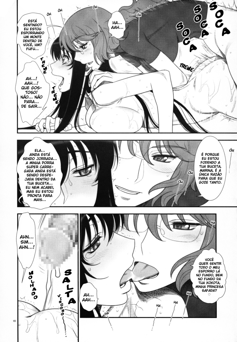 (C75) [Gerupin (Minazuki Juuzou)] Hakkou Hime to Tsuntsun Megane (Gundam 00) [Portuguese-BR] [HentaiEyeBR] - Page 9