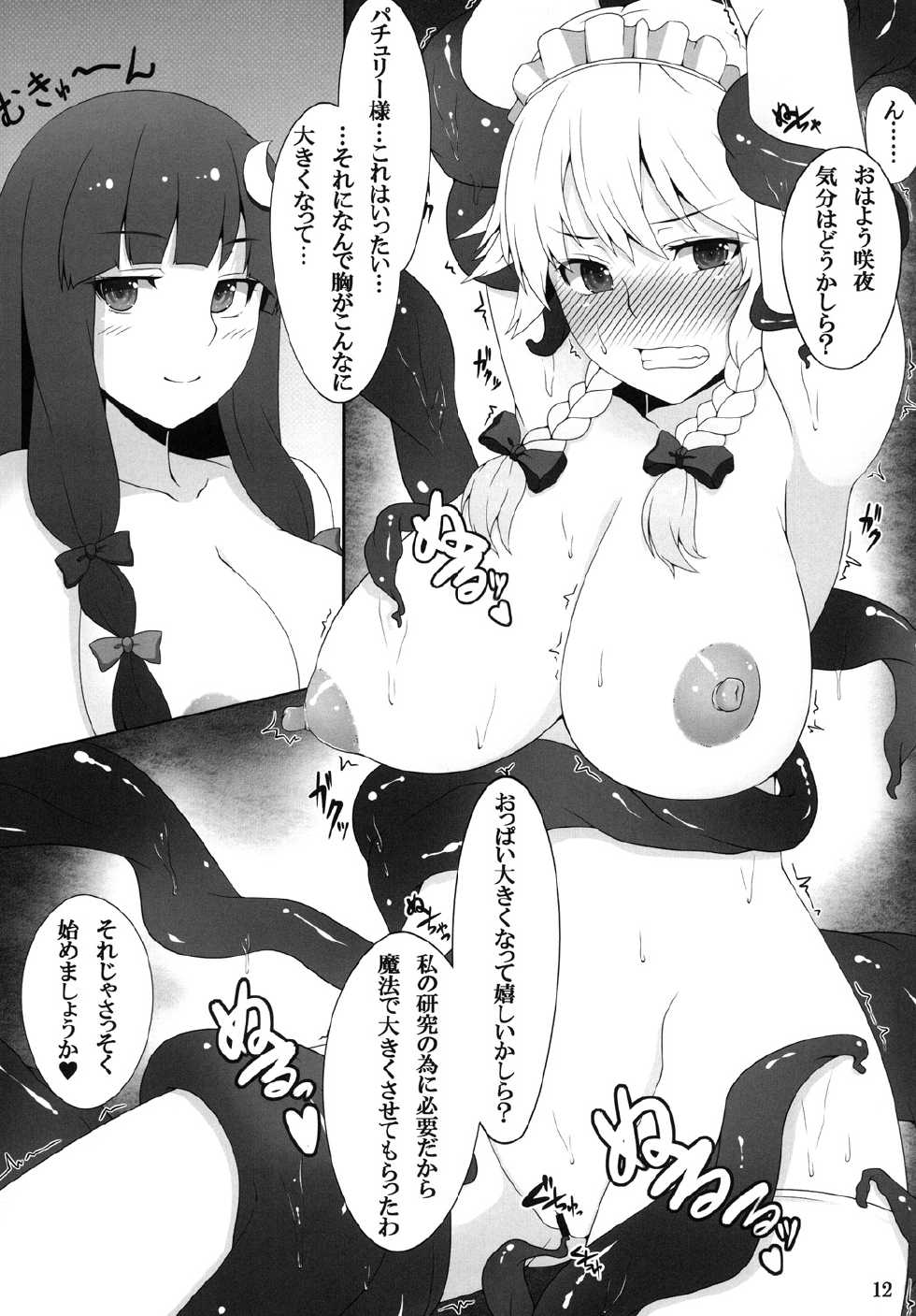 [Banana Koubou (Ao Banana)] Maid Chou wa Seiyoku Shorigakari (Touhou Project) [Digital] - Page 11