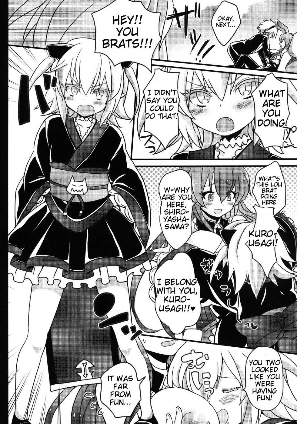 (SC58) [Cherry Bomb G (Akatsuki Kochi)] Kurousagi ga Mondaiji ni Okasare chau Sou Desu yo? (Mondaiji-tachi ga Isekai kara Kuru Sou Desu yo?) [English] [Tigoris Translates] - Page 12