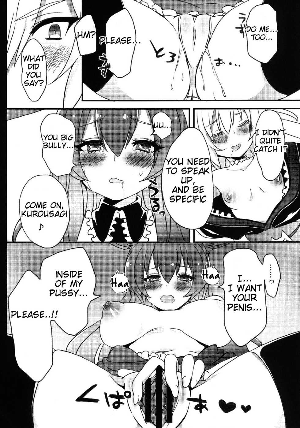 (SC58) [Cherry Bomb G (Akatsuki Kochi)] Kurousagi ga Mondaiji ni Okasare chau Sou Desu yo? (Mondaiji-tachi ga Isekai kara Kuru Sou Desu yo?) [English] [Tigoris Translates] - Page 20