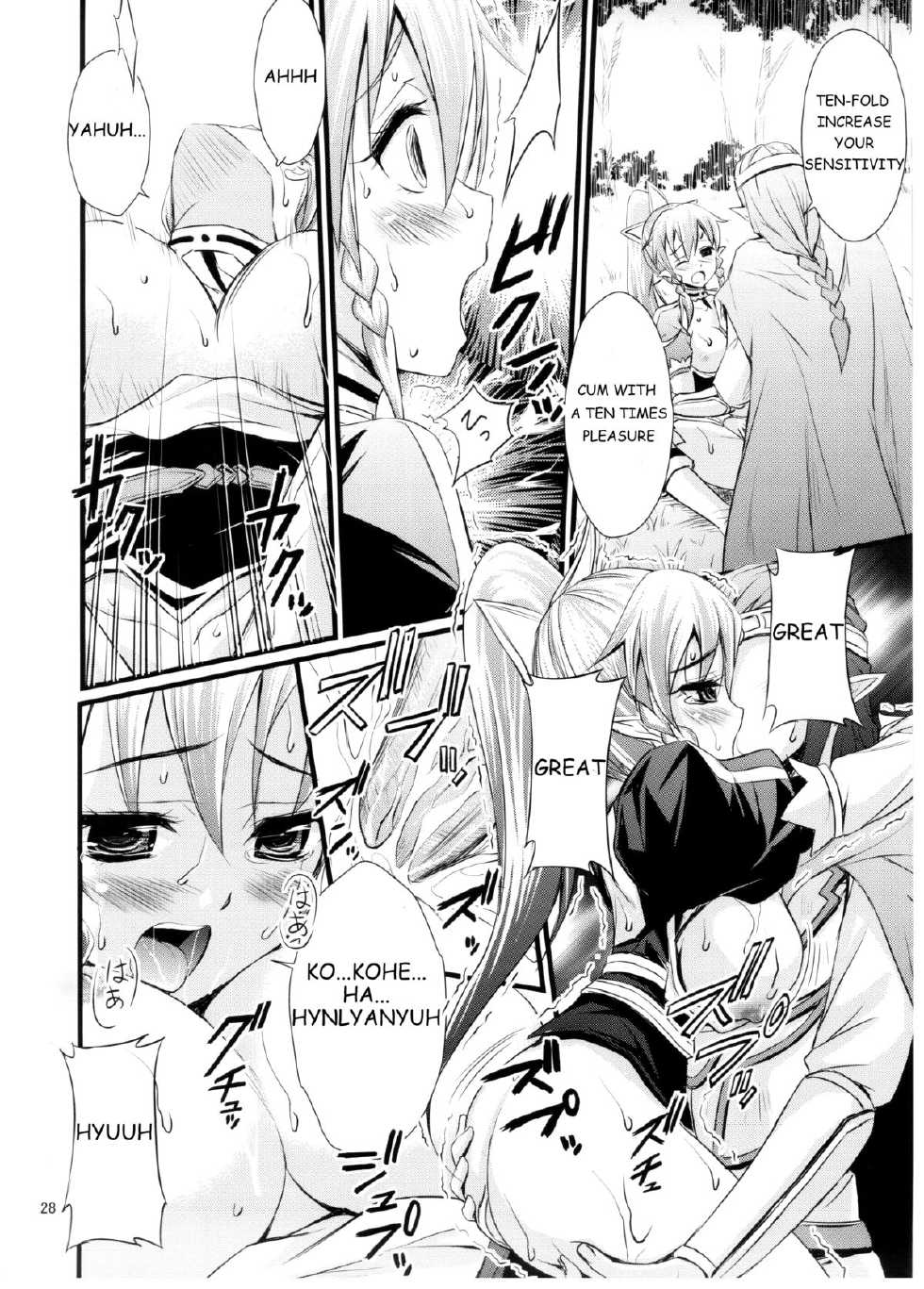 (C83) [Magudara Kaihou Doumei (Tsukuyomi Sazin)] Saimin Art Online (Sword Art Online) [English] - Page 27