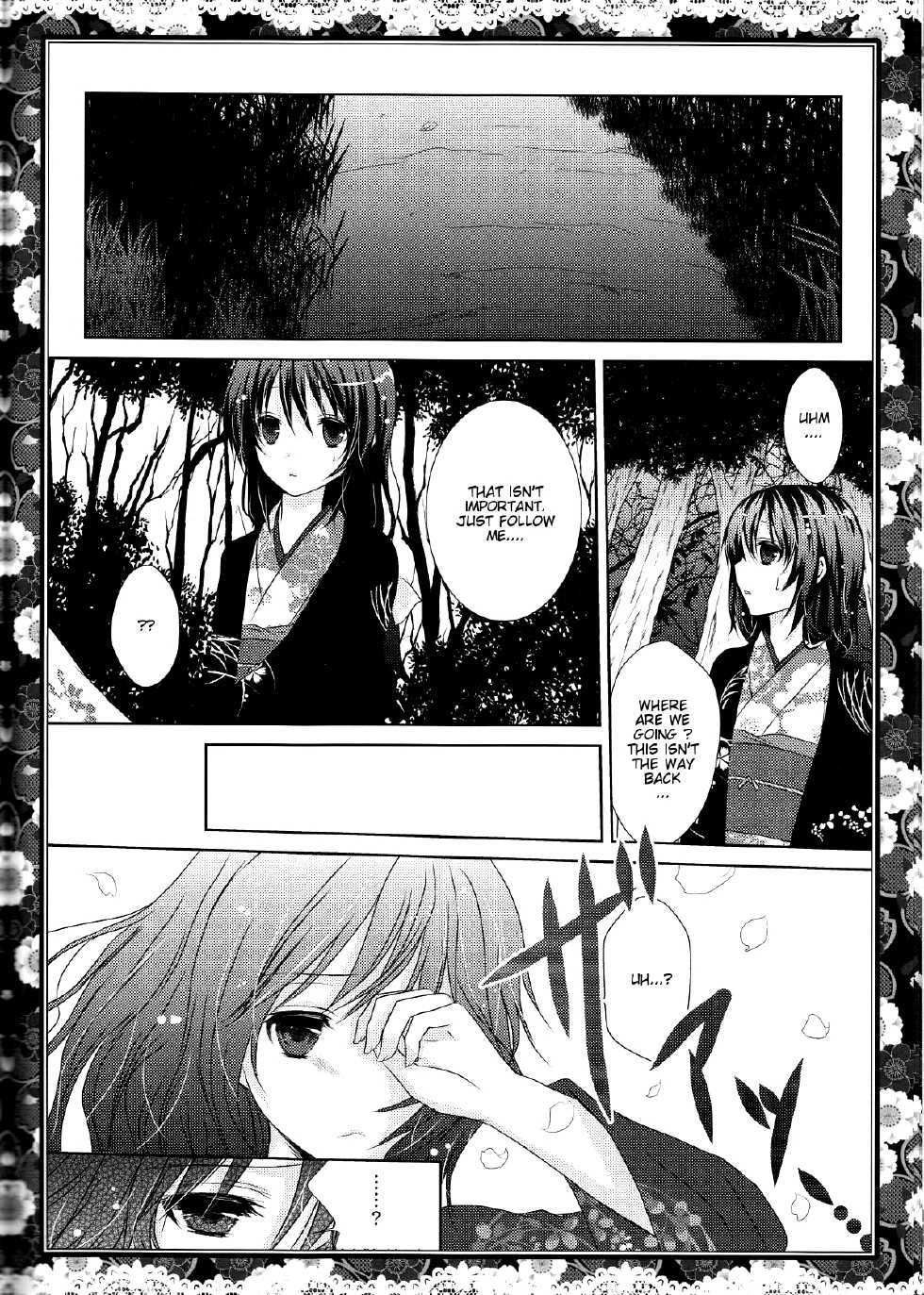 (ComiComi14) [Mitsu-iro Syrup (Kashou Uta)] Sakura Oni (Hakuouki) [English] [Marie] - Page 12