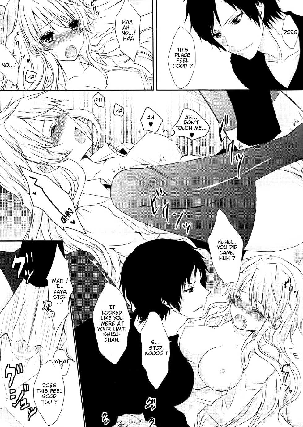[Mitsu-iro Syrup (Kashou Uta)] Daikirai (Durarara!!) [English] [Marie] - Page 15