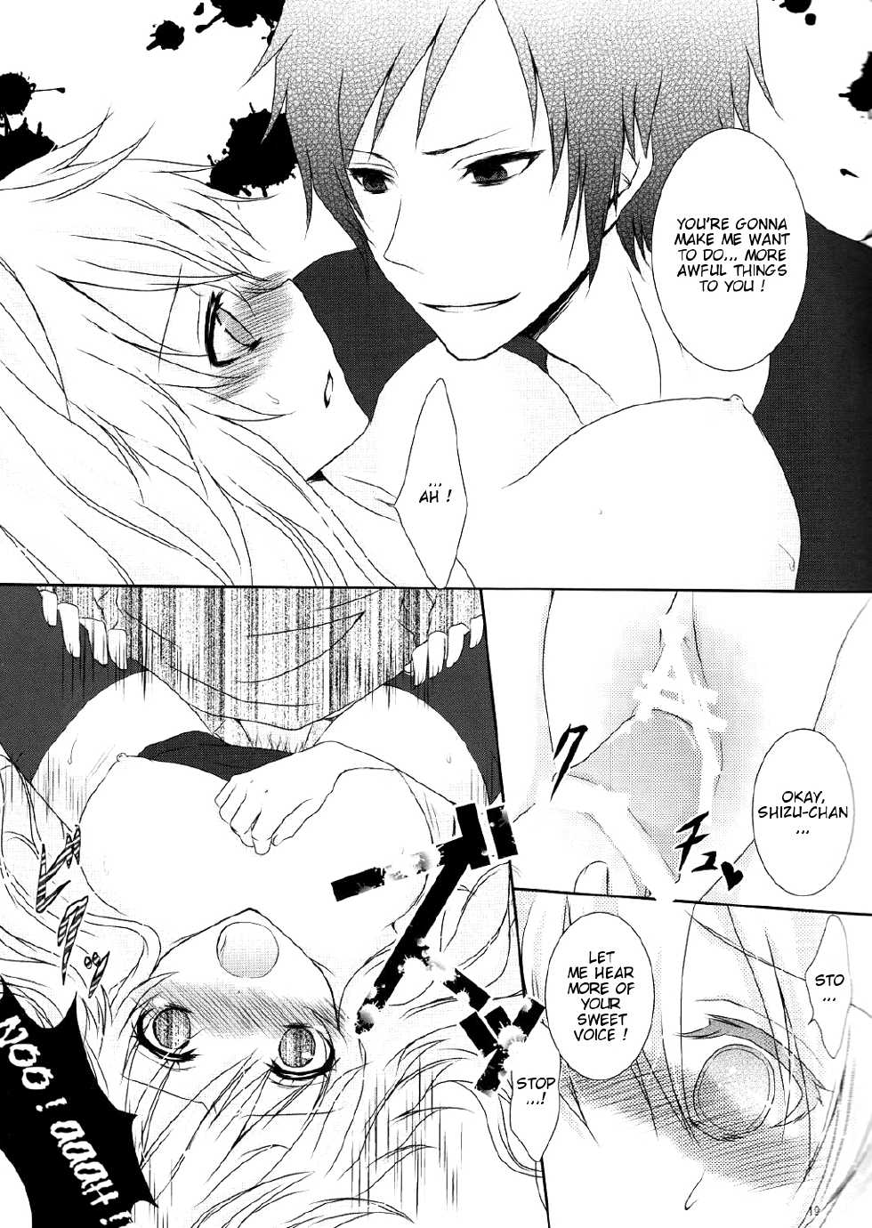 [Mitsu-iro Syrup (Kashou Uta)] Daikirai (Durarara!!) [English] [Marie] - Page 19