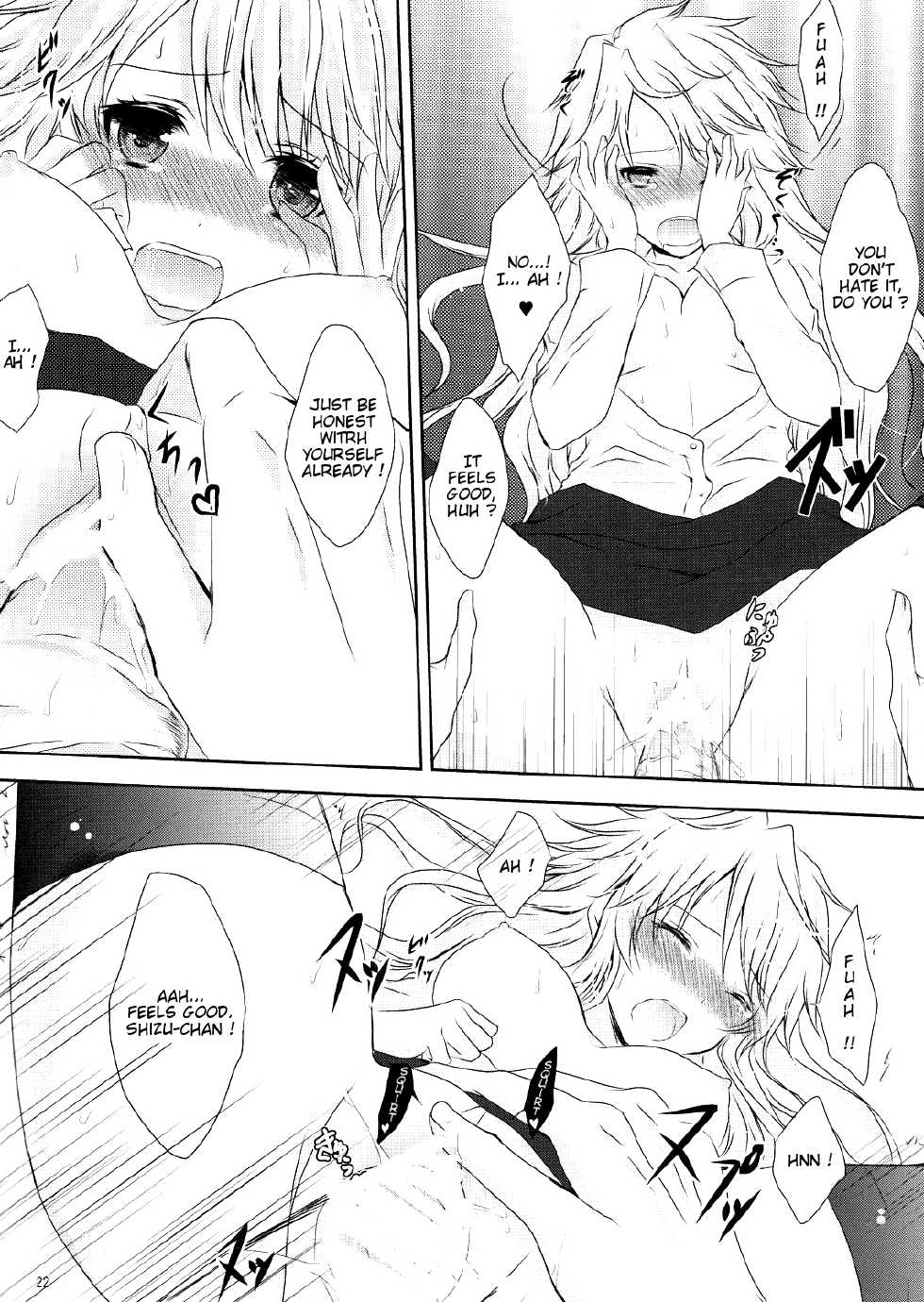 [Mitsu-iro Syrup (Kashou Uta)] Daikirai (Durarara!!) [English] [Marie] - Page 22