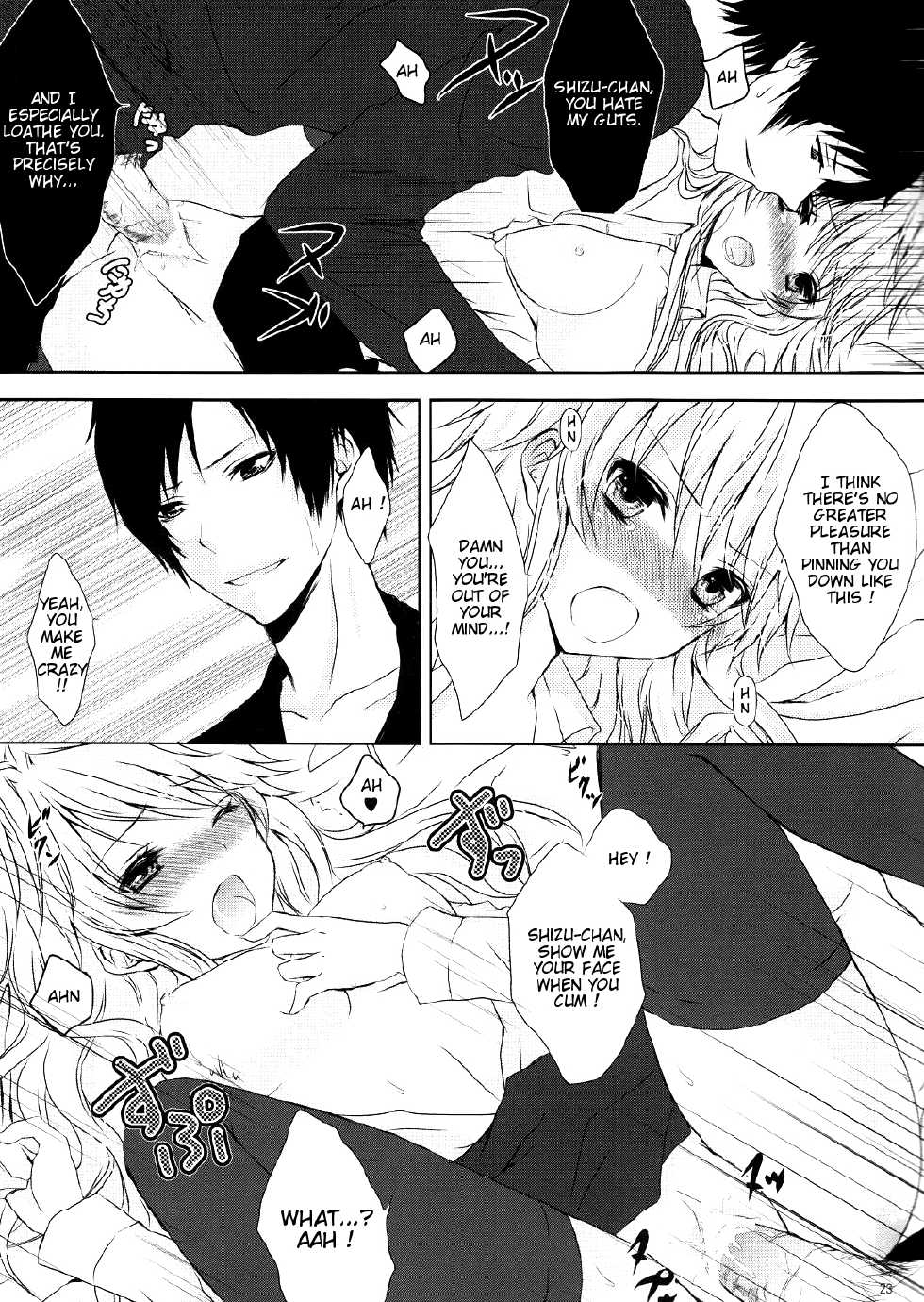 [Mitsu-iro Syrup (Kashou Uta)] Daikirai (Durarara!!) [English] [Marie] - Page 23