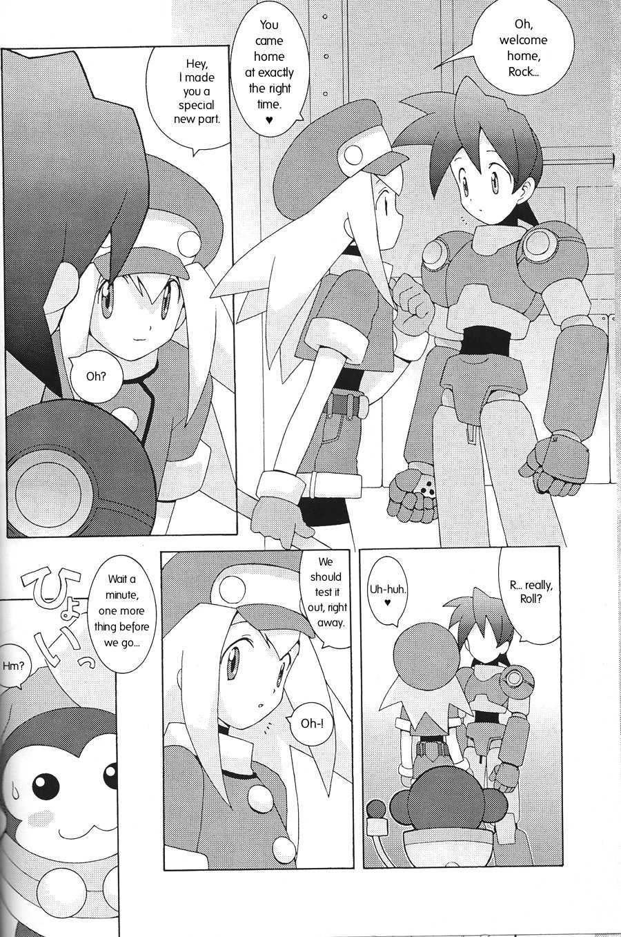(CR21) [Bakuhatsu BRS. (B.Tarou)] Roll-chan no Kaihatsu Nikki | Roll's Development Diary (CAPSULE COMPUTER) (Rockman DASH) [English] [Writefuck] - Page 2
