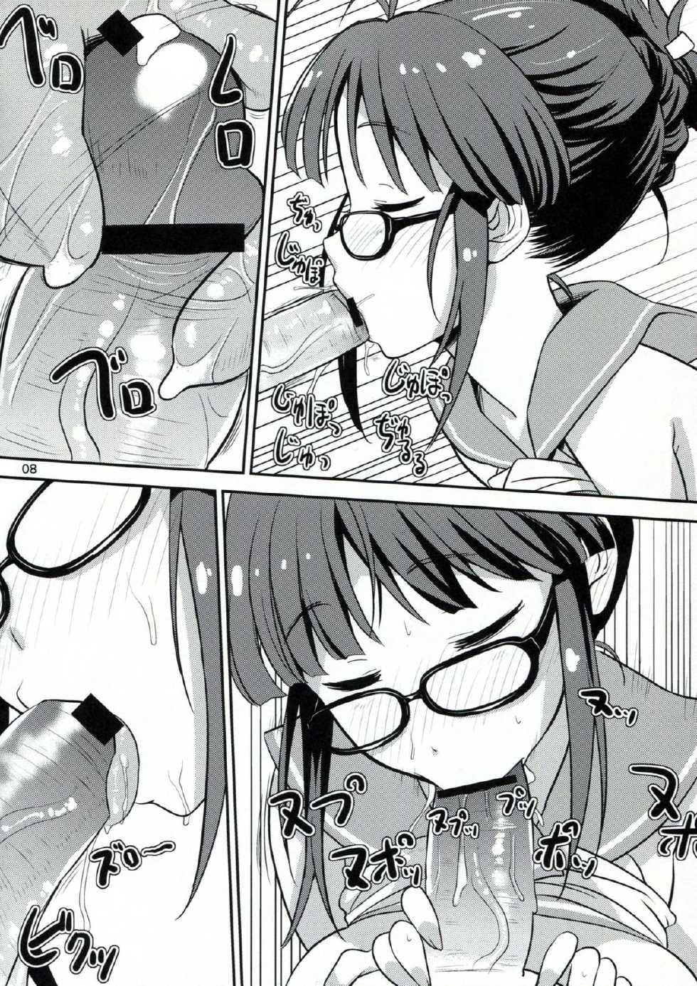 (C84) [Gasayabu (Fuyube Rion)] RitsuMizu (THE IDOLM@STER) - Page 7