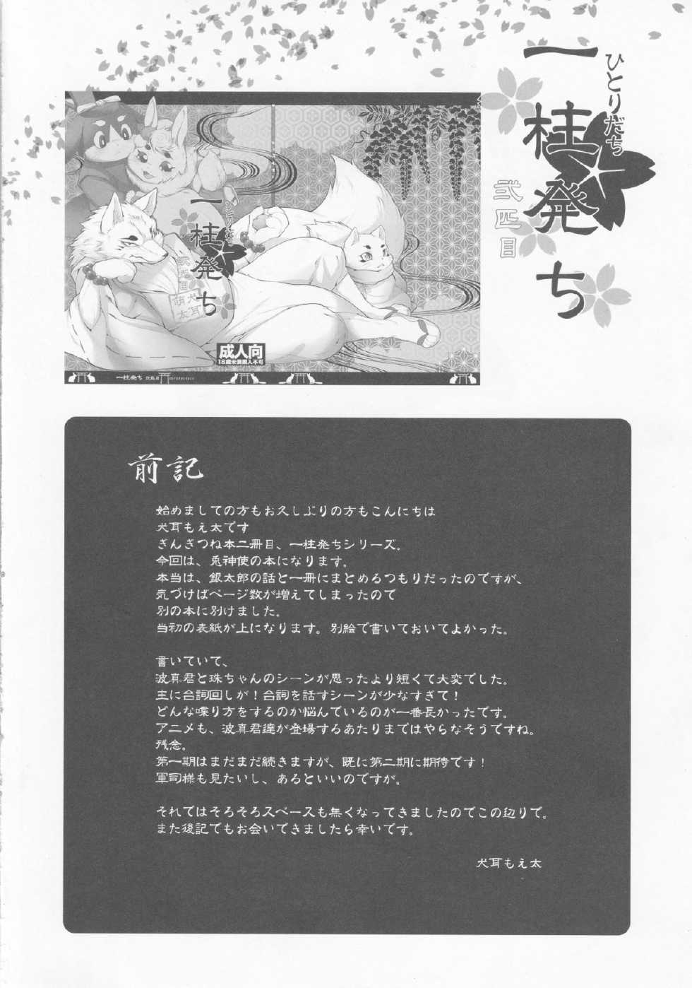 (C85) [Dogear (Inumimi Moeta)] Hitoridachi 2 Hikime (Gingitsune) - Page 3