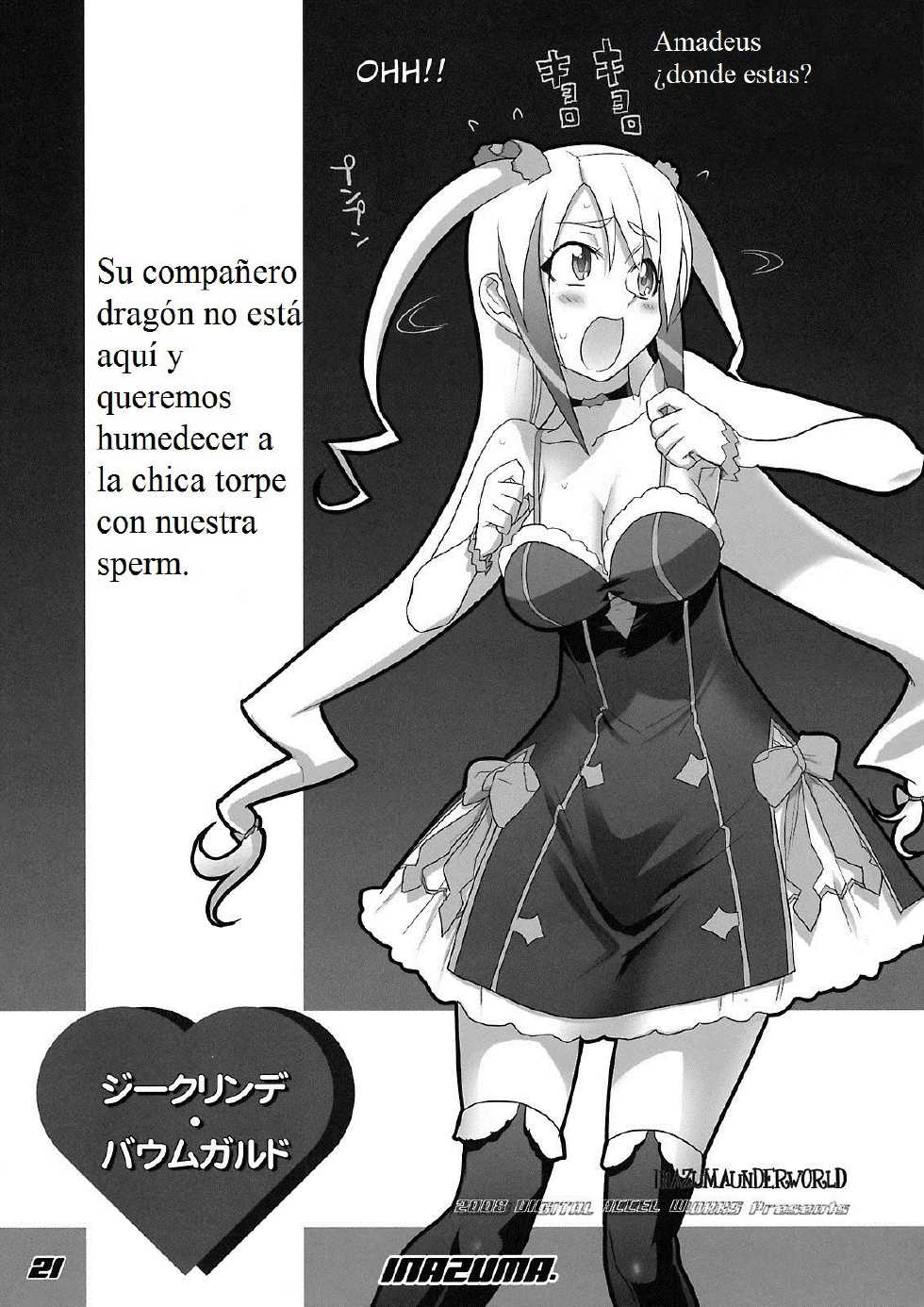(C74) [Digital Accel Works (INAZUMA.)] INAZUMA UNDERWORLD 2 (Dragonaut, Gurren Lagann, Witchblade) [Spanish] - Page 20