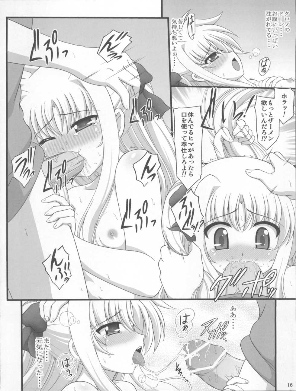 (C81) [Kuchiki no Uro (Enma Koorogi)] Issho da yo.... (Mahou Shoujo Lyrical Nanoha) - Page 16