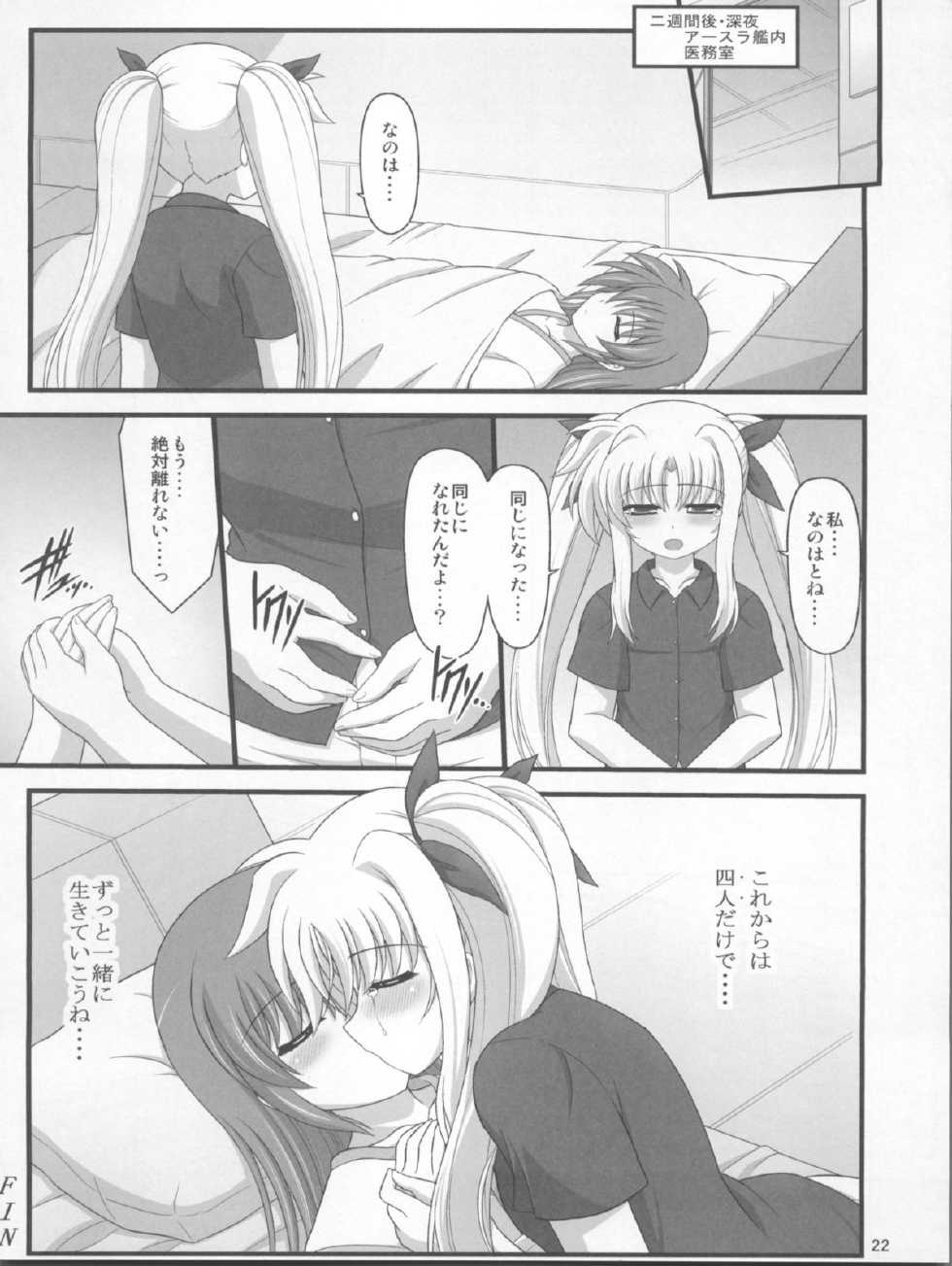 (C81) [Kuchiki no Uro (Enma Koorogi)] Issho da yo.... (Mahou Shoujo Lyrical Nanoha) - Page 21